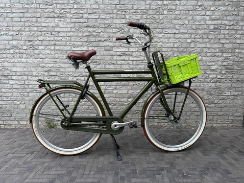 Popal Daily Dutch N7 Groen 65cm transportfiets heren, Fietsen en Brommers, Fietsen | Heren | Herenfietsen, Gebruikt, Overige merken