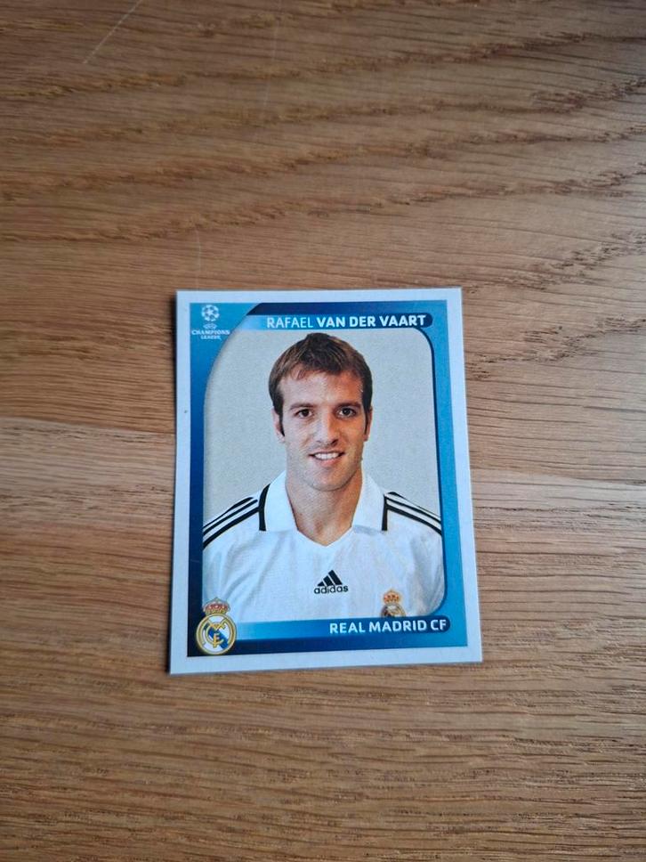 Rafael van der Vaart Panini Sticker CL 2008/09, Verzamelen, Sportartikelen en Voetbal, Zo goed als nieuw, Poster, Plaatje of Sticker