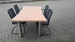 Vergadertafel met 4 stoelen, Ophalen, Gebruikt