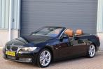 BMW 3-Serie 3.0 I 325 Cabrio 160KW AUT 2008 Zwart, Auto's, BMW, Achterwielaandrijving, Cabriolet, 4 stoelen, Leder