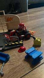 Playmobil 6869 Raceauto met Pitstop, Ophalen of Verzenden, Zo goed als nieuw, Complete set