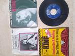 4x vinyl singels van Jonathan King, Ophalen of Verzenden, 1960 tot 1980, Zo goed als nieuw, Overige formaten