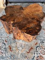 Boomstam salontafel - Houten tafel Joure, Ophalen, Gebruikt, Bruin, Overige typen