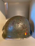 Belgische leger helm, Verzamelen, Militaria | Tweede Wereldoorlog, Overige gebieden, Ophalen of Verzenden, Helm of Baret, Landmacht