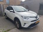 Toyota Rav4 2.5 Hybrid AWD Executive 360 Camera Trekhaak, Auto's, Toyota, Automaat, Zwart, 1650 kg, Wit