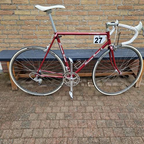 Herman Braun stalen ros 1985 (tijdelijke vakantieaanbieding), Fietsen en Brommers, Fietsen | Racefietsen, Gebruikt, Overige merken