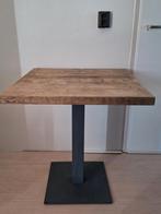 Tuin/Terras tafel met antraciet kleurig kolompoot., Ophalen, Gebruikt