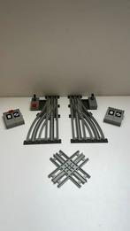 Lego 12 volt trein wissel links en rechts en kruising., Kinderen en Baby's, Speelgoed | Duplo en Lego, Ophalen of Verzenden, Gebruikt