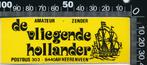 Sticker: Amateurzender De Vliegende Hollander - Heerenveen (, Overige typen, Ophalen of Verzenden, Zo goed als nieuw