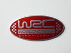 3D aluminium embleem Sticker WRC World Rally rood, Nieuw, Auto of Motor, Ophalen of Verzenden