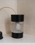 Vintage fifties Hang lamp Philips Frosted glas met metaal, Verzenden, Gebruikt, Glas, Minder dan 50 cm