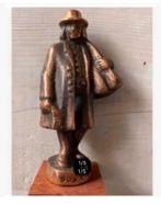 Bronzen beeld Sculpture Zweeds reiziger Nils Castegren 13 cm, Antiek en Kunst, Ophalen of Verzenden