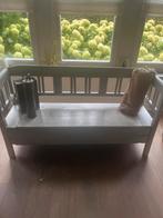 Antiek Bankje met Verweerde Uitstraling, Ophalen of Verzenden