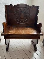 eiken houten kloosterbankje, Antiek en Kunst, Ophalen