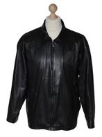 Windsor nappa leren, leather, lamsleren jas, Mt. 54 / L, Maat 52/54 (L), Zwart, Zo goed als nieuw, Windsor