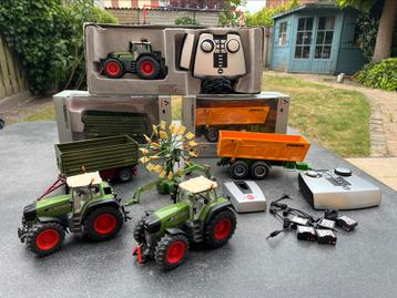 Partij Fendt 930 tractor en werktuigen Joskin Siku Conttol beschikbaar voor biedingen