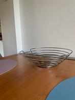 RVS fruitschaal, Huis en Inrichting, Woonaccessoires | Schalen en Manden, Ophalen, Gebruikt, Rond, Overige materialen