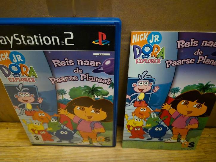 Dora Reis naar de Paarse Planeet ps2, Spelcomputers en Games, Games | Sony PlayStation 2, Zo goed als nieuw, Avontuur en Actie