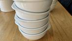 9 franse soepkommen kunnen in de oven met b,v uiensoep, Gebruikt, Keramiek, Ophalen of Verzenden, Kom(men)