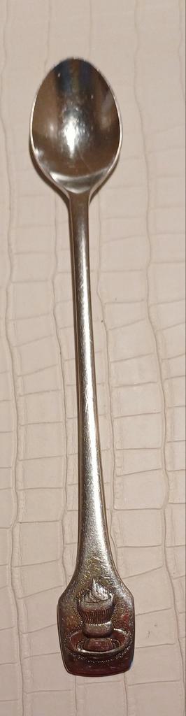 BSF Lange Koffielepel - 20.5cm Koffie met Slagroom, Antiek en Kunst, Antiek | Bestek, Verzenden