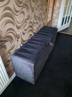 Velvet bankje met opbergruimte, Ophalen, Zo goed als nieuw