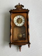 Houten klassieke wandklok, regulateur, nostalgisch, Ophalen, Gebruikt, Analoog, Wandklok
