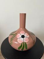 Decoratieve Vaas met Bloemmotief, Overige kleuren, Aardewerk of Porselein, Ophalen of Verzenden, Zo goed als nieuw