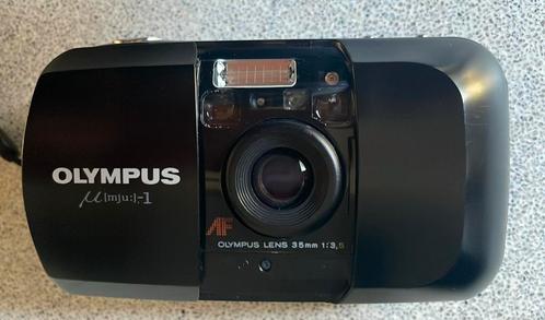 Olympus μ [mju:] 1 Compacte Analoge Point & Shoot Camera, Audio, Tv en Foto, Fotocamera's Analoog, Zo goed als nieuw, Compact