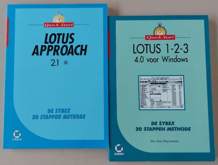 Quick Start Lotus Approach boeken - Sybex 20 stappen methode, Boeken, Studieboeken en Cursussen, Zo goed als nieuw, Ophalen