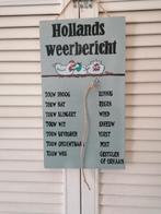 Weerstation-Weerbericht- Weertouwtje Dialect, eigen inbreng, RW Houtidee handgemaakt houten huis tuin en decoratie artikelen, Info@rwhoutidee.nl