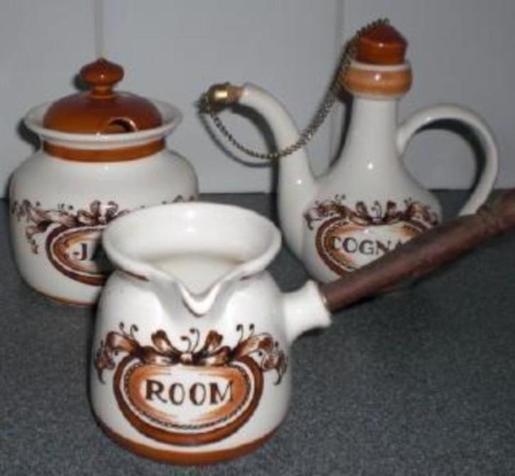 ZENITH JAREN 60 JAM POT * RETRO * Strik Decor ! *, Antiek en Kunst, Antiek | Servies los, Verzenden