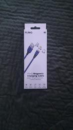 FlinQ 3-in-1 magnetische oplaadkabel ongebruikt., Telecommunicatie, Mobiele telefoons | Telefoon-opladers, Nieuw, Apple iPhone