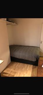 Boxspring (LeenBakker) 120x200cm met topper, Huis en Inrichting, Slaapkamer | Bedden, Ophalen, Overige materialen, Zwart, Twijfelaar