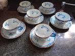Rorstrand Ostindia, 6 Puntgave koffie/ kop en schotels, Ophalen of Verzenden, Zo goed als nieuw, Overige stijlen, Kop(pen) en/of Schotel(s)