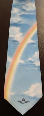 Koninklijke Luchtmacht stropdas met regenboog, Ophalen of Verzenden, Luchtmacht, Nederland, Kleding of Schoenen