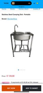 Mobiele wasbak/sink /camping wasbak, Ophalen, Zo goed als nieuw