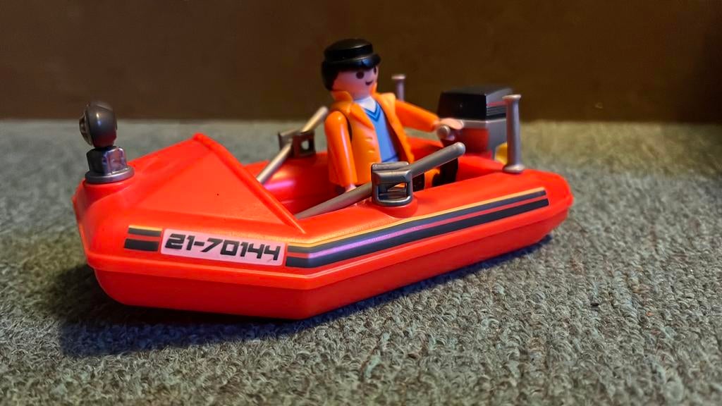 Playmobile rubberboot, Ophalen of Verzenden, Gebruikt, Complete set