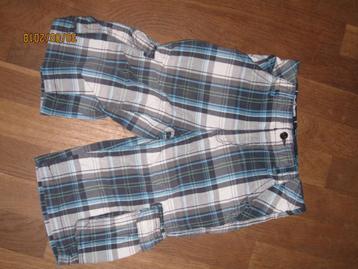 Kiyoto blauw geruite bermuda maat 152  beschikbaar voor biedingen
