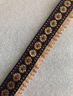 Katoenen Broderie- 3 cm breed x 75 cm lengte - blauw, Hobby en Vrije tijd, Naaien en Fournituren, Ophalen of Verzenden, Zo goed als nieuw