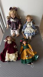 4 porcelaine poppen, Antiek en Kunst, Ophalen of Verzenden
