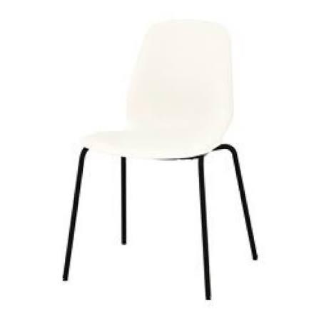 IKEA stoel - Stijlvol en comfortabel, Huis en Inrichting, Stoelen, Zo goed als nieuw, Vier, Kunststof, Wit, Ophalen of Verzenden