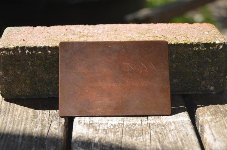 10 Cliché's waaronder familiewapens diverse afmetingen, Antiek en Kunst, Antiek | Overige Antiek, Ophalen of Verzenden