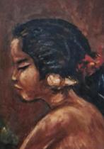 Olieverf Schilderij Bets Spijker Bali, Ophalen of Verzenden