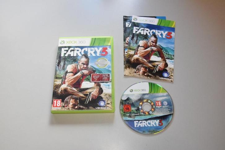 XBOX 360 : Farcry 3, Spelcomputers en Games, Games | Xbox 360, Gebruikt, Shooter, 1 speler, Vanaf 18 jaar, Ophalen of Verzenden