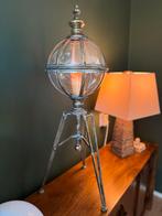Vintage Kaarslantaarn - 95cm Hoog, Ophalen, Gebruikt, Glas, Minder dan 100 cm