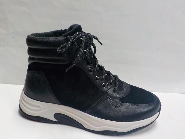 Zwarte veterboot Gabor Rollingsoft 38 1/2, Kleding | Dames, Schoenen, Nieuw, Lage of Enkellaarzen, Zwart, Ophalen of Verzenden