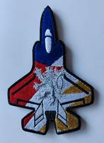 Patch - Czech Air Force F-35 Silhouette, Verzamelen, Luchtvaart en Vliegtuigspotten, Verzenden, Zo goed als nieuw, Patch, Badge of Embleem