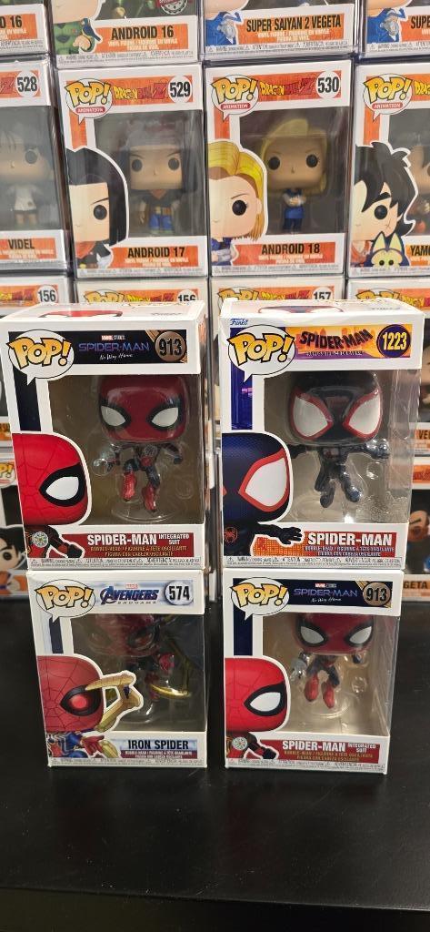 Funko Pop Spider-man (4 pops various), Verzamelen, Poppetjes en Figuurtjes, Zo goed als nieuw, Ophalen of Verzenden