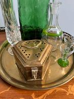 Vintage koper deksel doosje - bewaarbakje, Antiek en Kunst, Ophalen of Verzenden