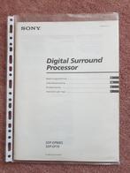 Gebruiksaanwijzing Sony SPD-EP90ES., Audio, Tv en Foto, Versterkers en Receivers, Ophalen, 120 watt of meer, Sony